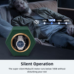 Hexagon PU Leather Automatic Single Watch Winder-Dark Green(W147C)