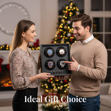 Ebony Pattern Automatic Four-Watch Winder Without Cover  - Black (SKW158)