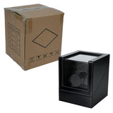 Automatic Three-Watch Winder with Open Cover Stop Function-Black(SKW113PU-3W/AM)