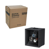 Ebony Pattern Automatic Three-Watch Winder with Cover - Black(SKW130-G/AM)