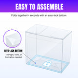 Lot 10 Transparent Storage Display Box for Booster Box-140*78*127*0.5MM