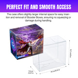 Lot 10 Transparent Storage Display Box for Booster Box-140*78*127*0.5MM