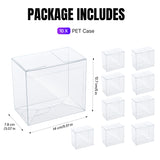 Lot 10 Transparent Storage Display Box for Booster Box-140*78*127*0.5MM