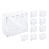 Lot 10 Transparent Storage Display Box for ETB Box-193*92*168*0.5MM