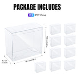 Lot 10 Transparent Storage Display Box for ETB Box-193*92*168*0.5MM
