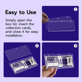 Lot 5 187PT Blue Gold Card Brick-19.5cm*8.6cm