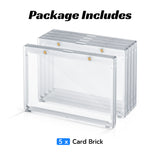 Lot 5 175PT Blue Gold Card Brick-14.6cm*11cm