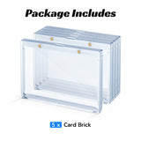 Lot 5 175PT Blue Gold Card Brick-14.6cm*11cm