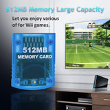 Mcbazel Gamecube 512MB Memory Cards for Gamecube and Wii Console