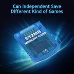 Mcbazel Gamecube 512MB Memory Cards for Gamecube and Wii Console